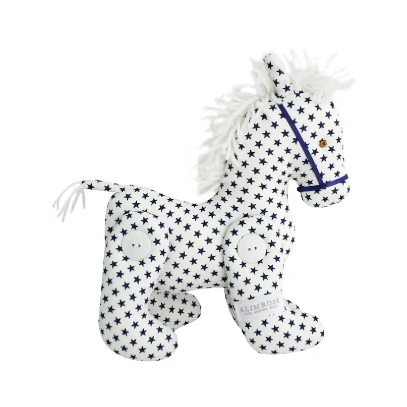 Cuddly and comforting plush charactersCuddly and comforting plush charactersAlimrose Jointed Pony - White Navy Star Cuddly and comforting plush charactersCuddly and comforting plush charactersAlimrose Jointed Pony - White Navy Star