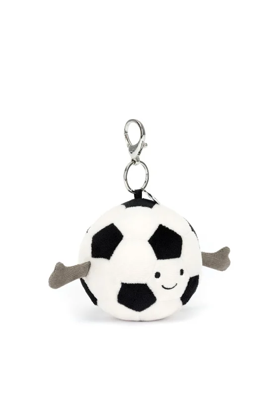 Cozy and gentle Jellycat attention to detailJellycat Amuseables Sports Football Bag Charm