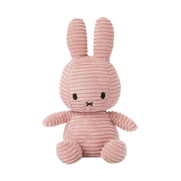 Fluffy and warm toy companionsFluffy and warm toy companionsBon Bon Toys Miffy Sitting Corduroy Plush Toy - Pink