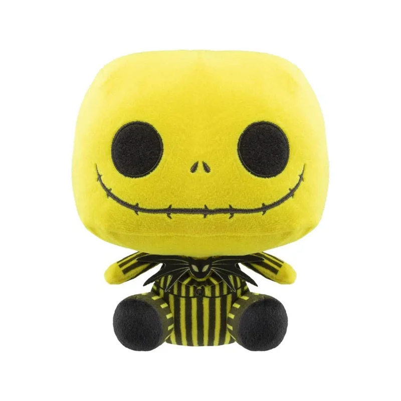 Friendly and approachable plush friendsFriendly and approachable plush friendsFunko Nightmare Before Christmas POP Plushies Jack Skelington Yellow 8 Inch Plush Figure