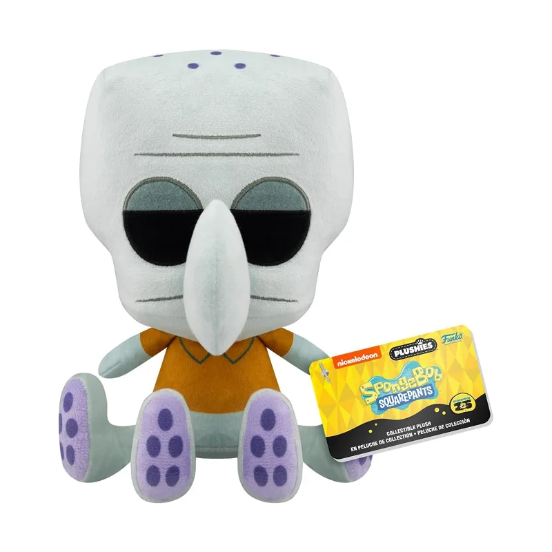 Friendly and approachable plush friendsFriendly and approachable plush friendsFunko SpongeBob SquarePants 25th Anniversary POP Plush Squidward 7 Inch Plush Figure
