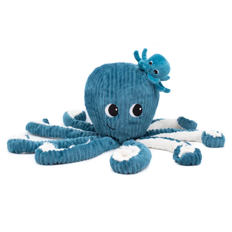 Colorful and vibrant plush creationsColorful and vibrant plush creationsGiant Octopus Mom with Baby - Blue