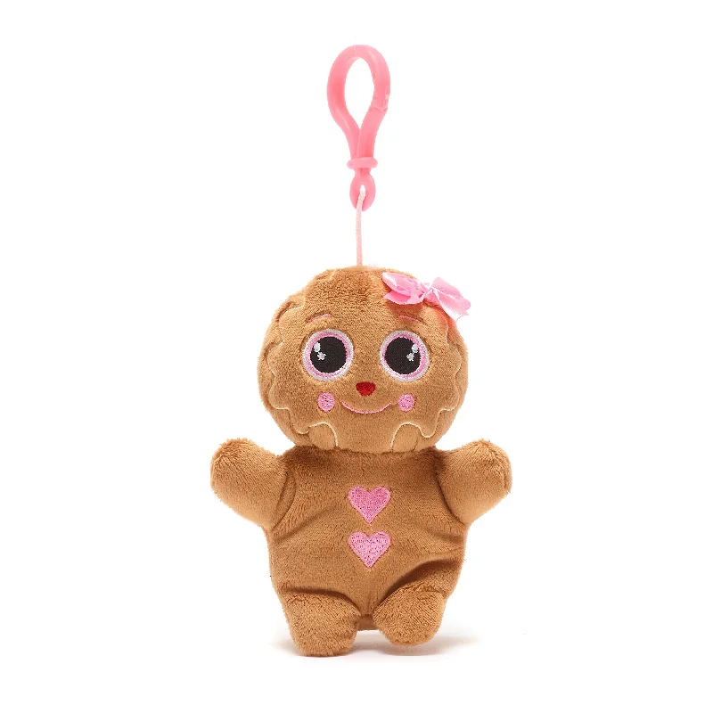 Delightful and enchanting plush friendsDelightful and enchanting plush friendsGingerbread Lady Key Clip