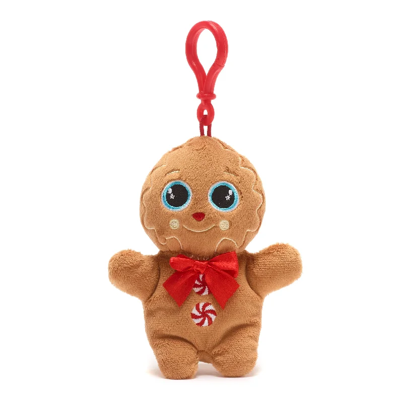 Endearing and lovable stuffed toysEndearing and lovable stuffed toysGingerbread Man Key Clip