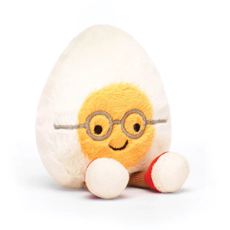 Fluffy and charming Jellycat itemsJELLYCAT AMUSEABLE BOILED EGG GEEK CREAM 22X44X16 CM