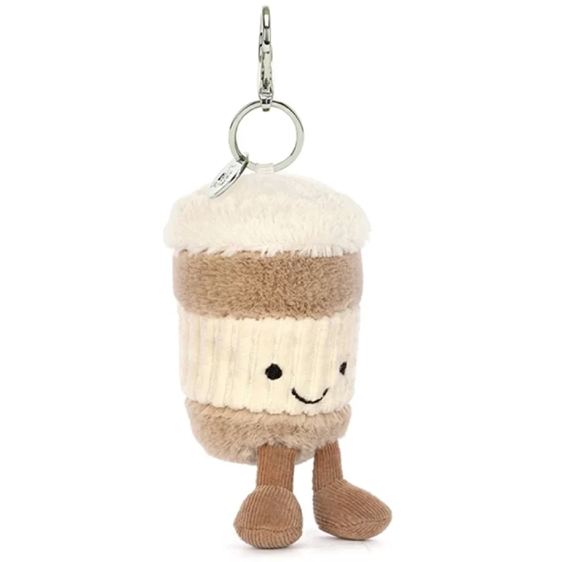 Plush and comforting Jellycat figuresJellycat Amuseable Coffee-To-Go Bag Charm 18 cm