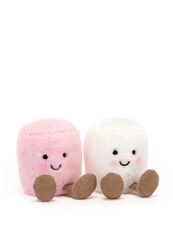 Cozy and gentle Jellycat attention to detailJellycat Amuseable Pink and White Marshmallows