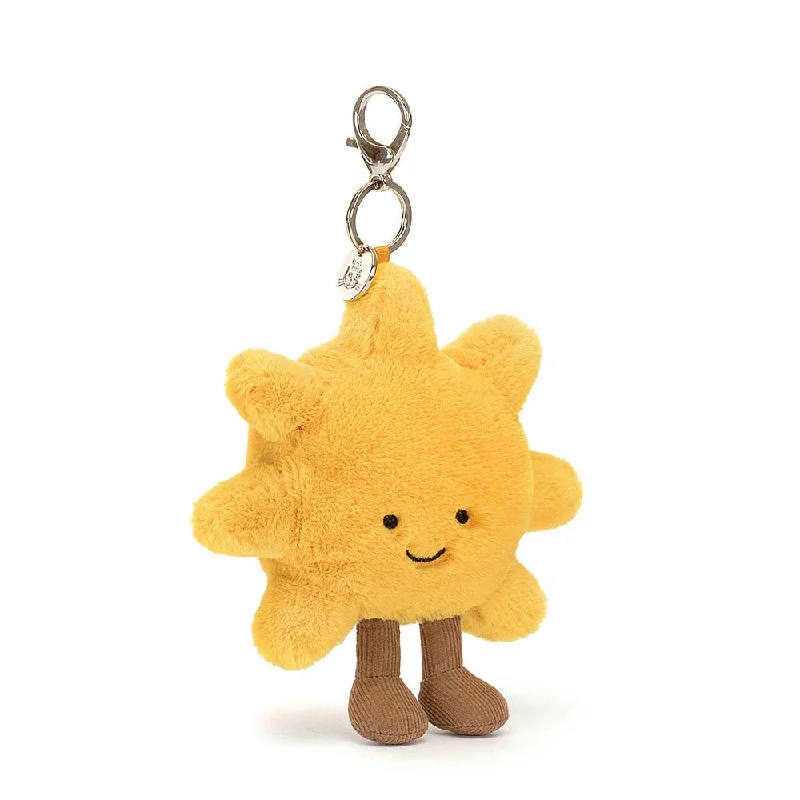 Cozy and gentle Jellycat attention to detailJELLYCAT AMUSEABLE SUN BAG CHARM YELLOW 4X14X2 CM
