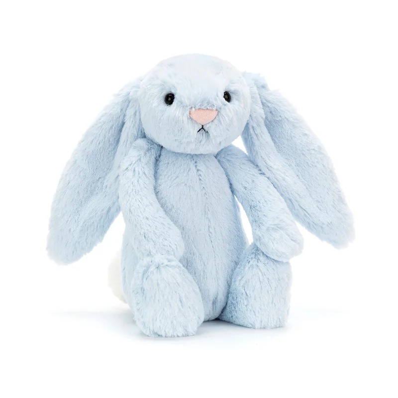 Fluffy and comforting Jellycat superior materialsJELLYCAT BASHFUL BLUE BUNNY ORIGINAL (MED) 9X12X31 CM