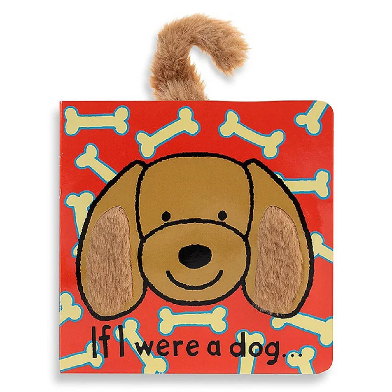 Huggable and charming Jellycat beloved by all ages.Jellycat Book If I were a Dog Toffee
