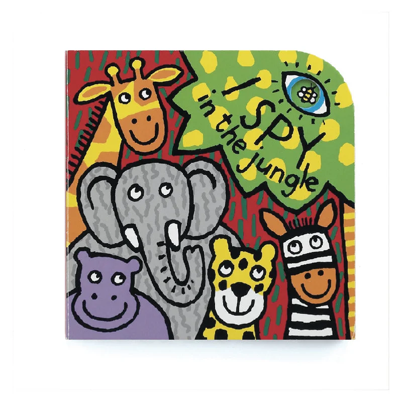 Huggable and charming Jellycat beloved by all ages.Jellycat London Book I Spy in the Jungle (Retired Design)