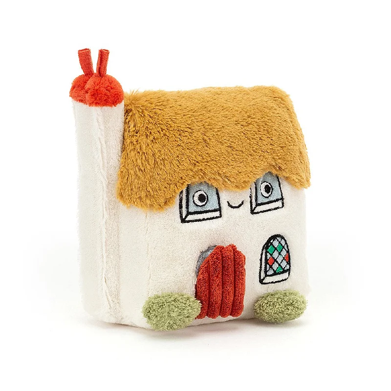Cuddly and endearing Jellycat timeless appealJellycat London Bonny Cottage Activity Toy (Retired Design)