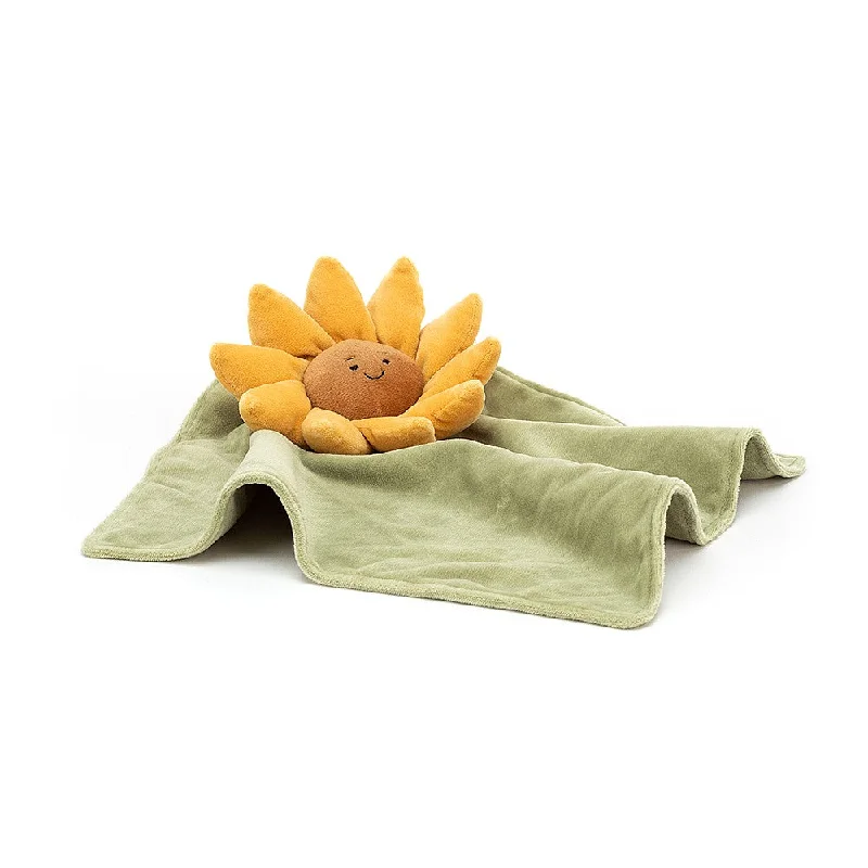 Adorable and gentle Jellycat friendsJellycat London Fleury Sunflower Soother (Retired Design)