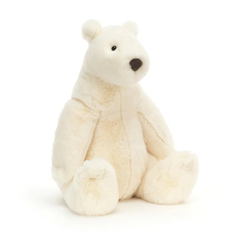 Cozy and gentle Jellycat attention to detailJellycat London Christmas Hugga Polar Bear (Retired Design)