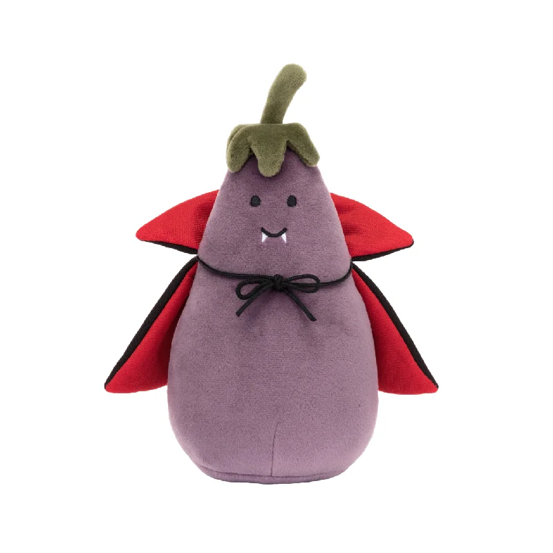 Fluffy and comforting Jellycat superior materialsVivacious Aubergine Vampire Soft Toy
