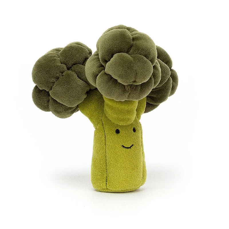 Adorable and plush Jellycat emotional support friendsJellyCat Vivacious Vegetable Broccoli Plush