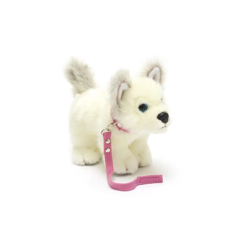 Whimsical and imaginative stuffed toysWhimsical and imaginative stuffed toysMedium Lumi Husky with Pink Collar & Lead