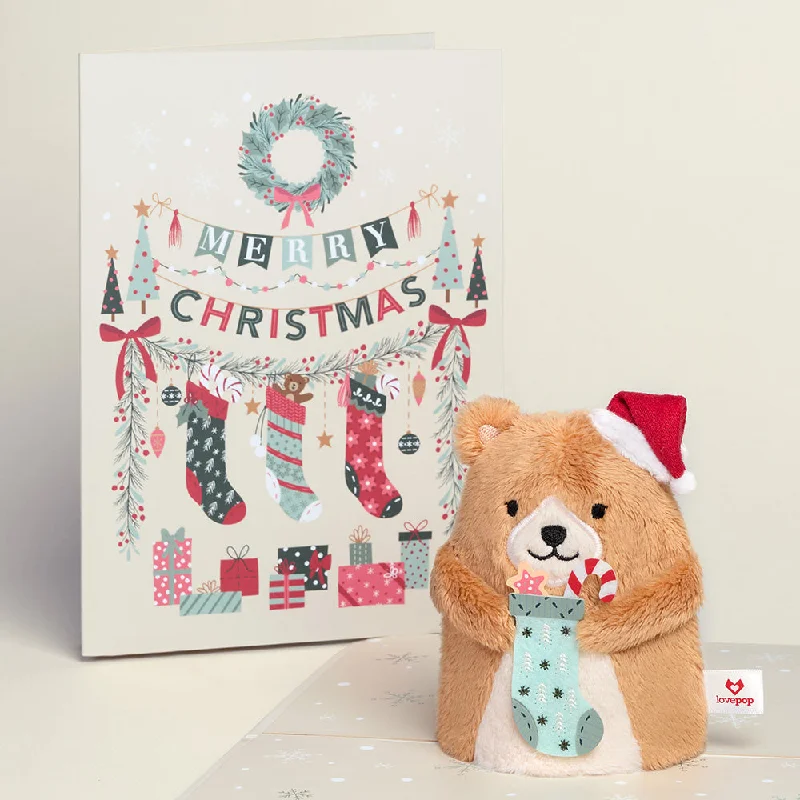 Soft and cuddly stuffed animalsSoft and cuddly stuffed animals'Merry Christmas' Holiday Bear Plushpop