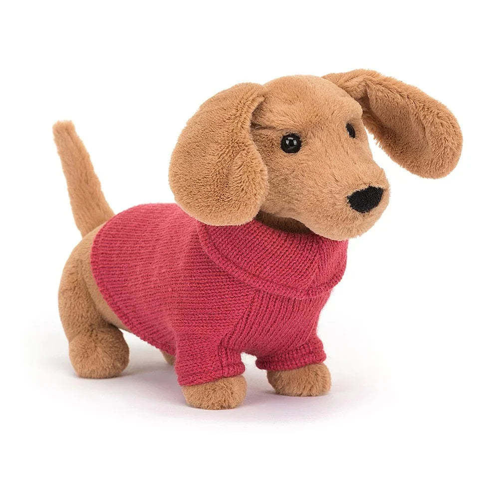 Sweet and innocent stuffed animalsSweet and innocent stuffed animalsSweater Sausage Dog (Pink) Sweet and innocent stuffed animalsSweet and innocent stuffed animalsSweater Sausage Dog (Pink)