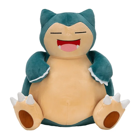 Cuddly and comforting plush charactersCuddly and comforting plush charactersPokemon 12" Plush: Snorlax