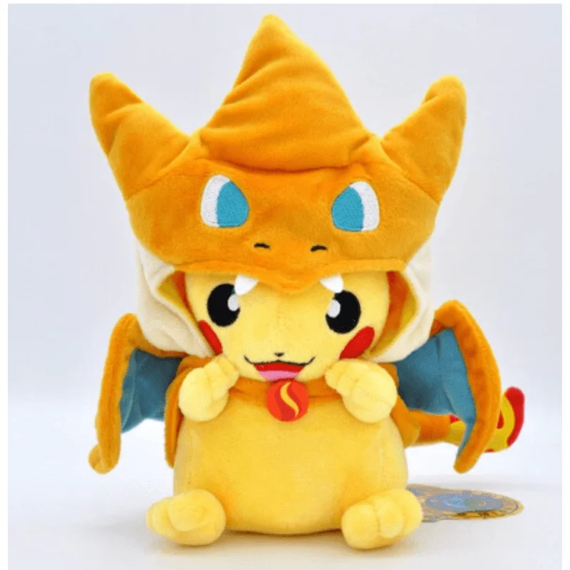 Fluffy and warm toy companionsFluffy and warm toy companionsPokémon Plush Cosplay Pikachu Mega Charizard Y 8in