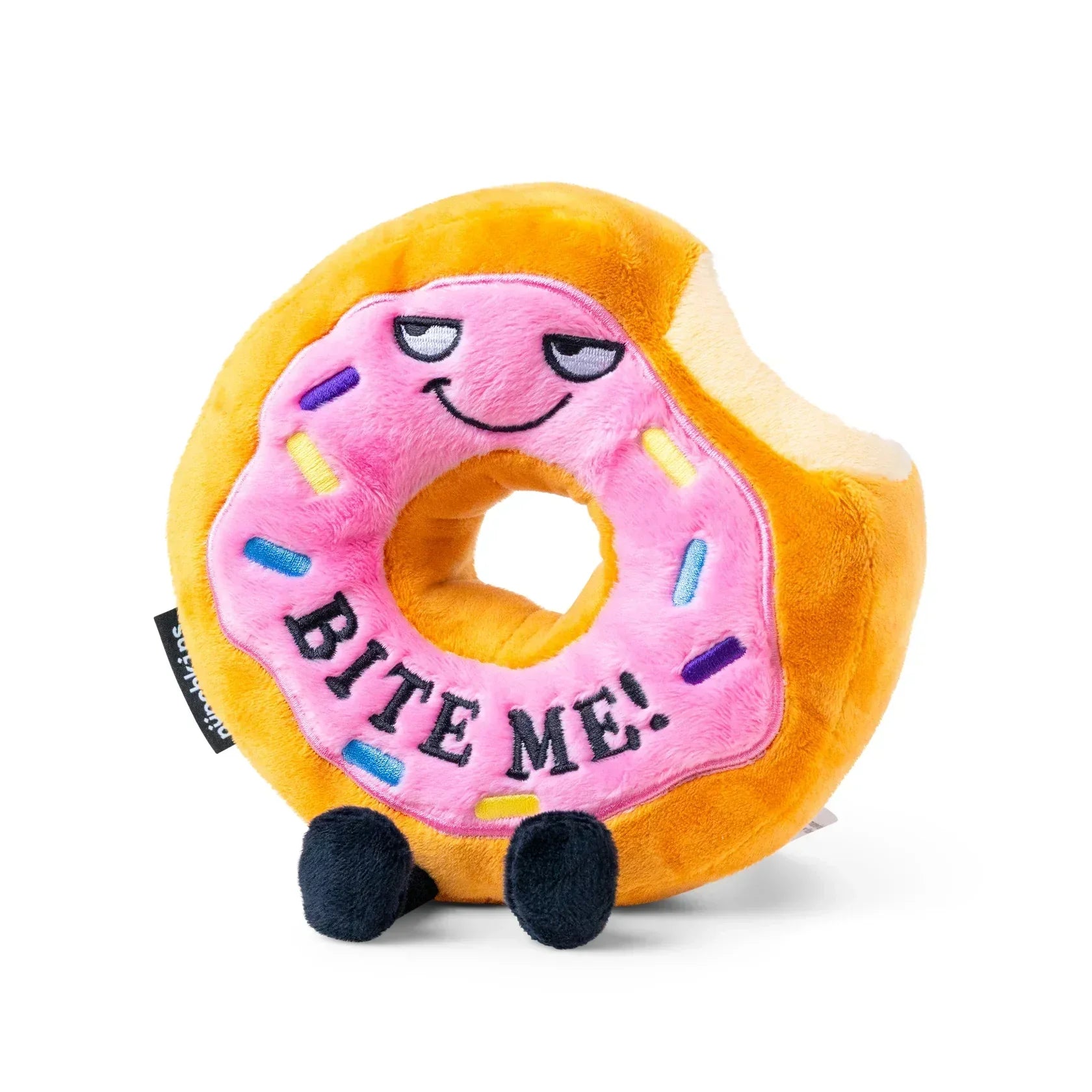 Cuddly and comforting plush charactersCuddly and comforting plush characters"Bite Me" Plush Donut