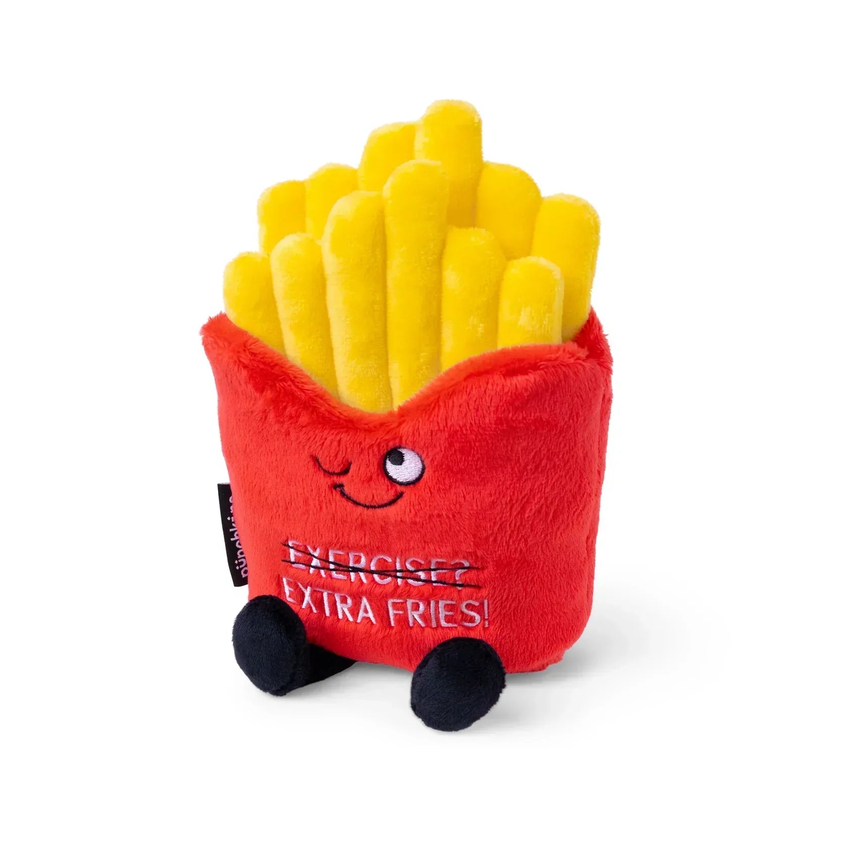Adorable and charming plush figuresAdorable and charming plush figures"Exercise Extra Fries" Plush French Fries