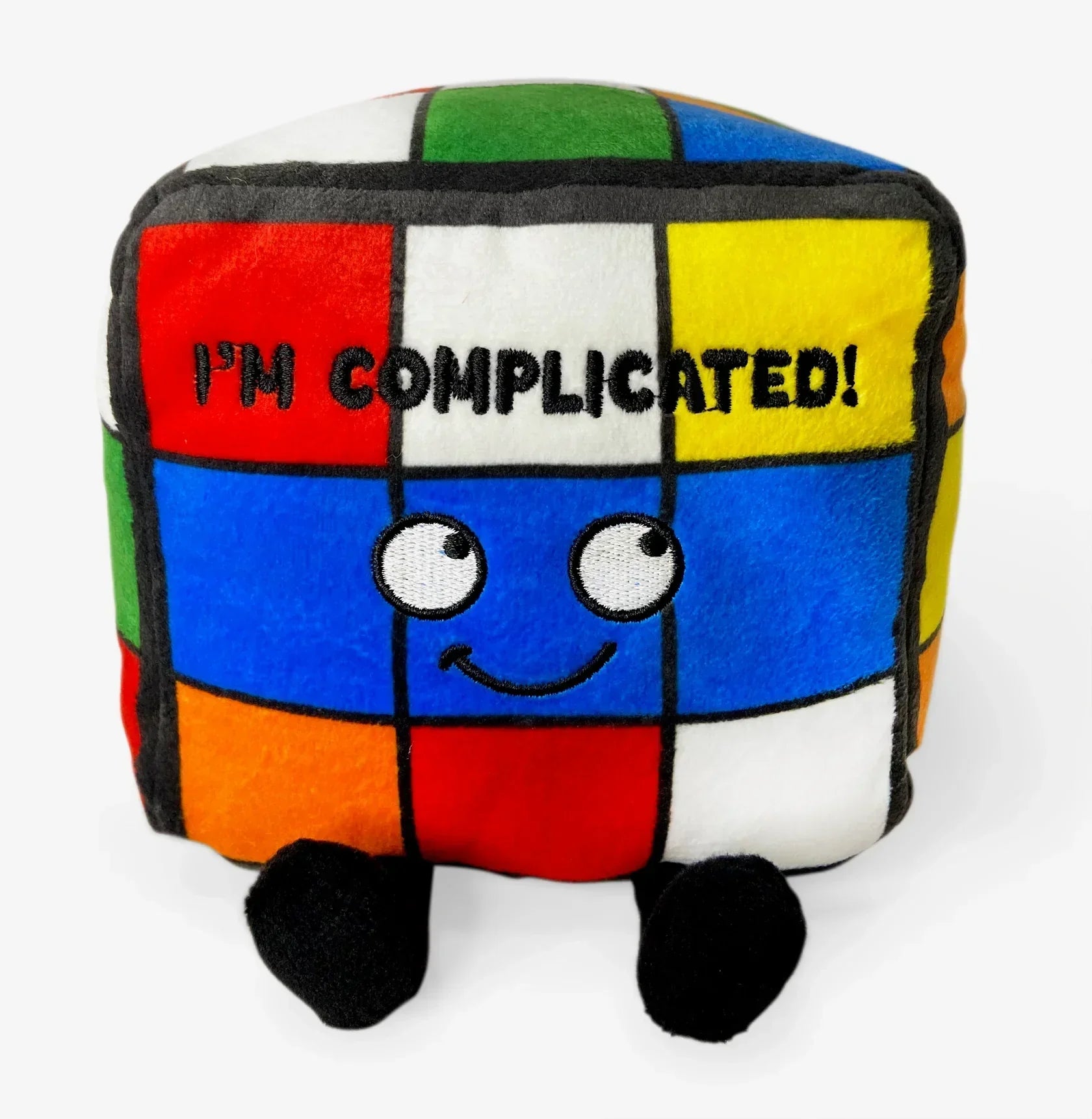 Huggable and cozy plush toysHuggable and cozy plush toys"I'm Complicated" Plush Puzzle Cube