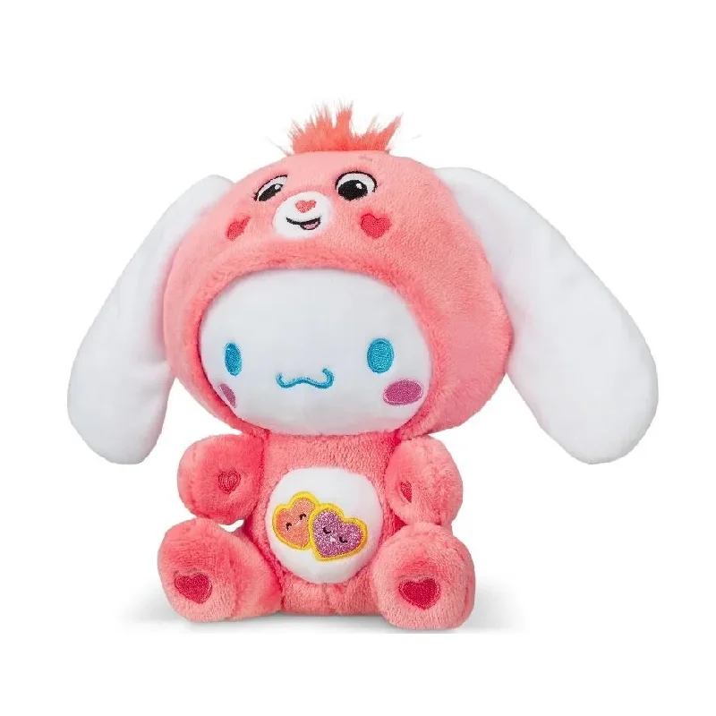 Soft and squishy plush crittersSoft and squishy plush crittersSanrio Cinnamoroll in Love-a-Lot Care Bear Costume 9" Stuffed Plush