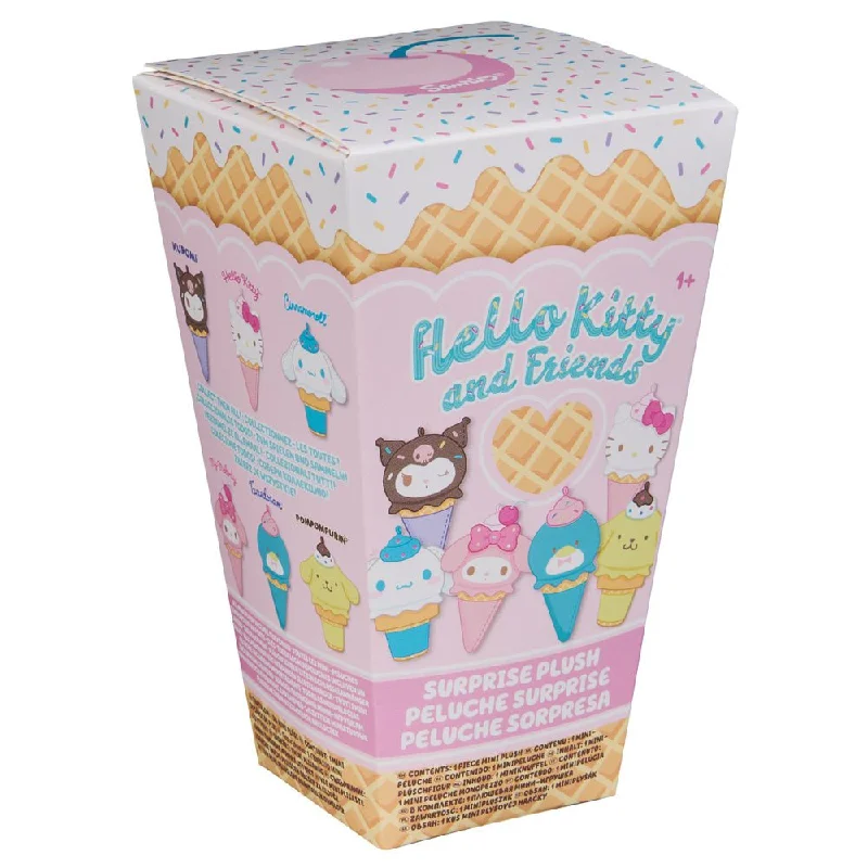 Cuddly and comforting plush charactersCuddly and comforting plush charactersSanrio Ice Cream Surprise Plush