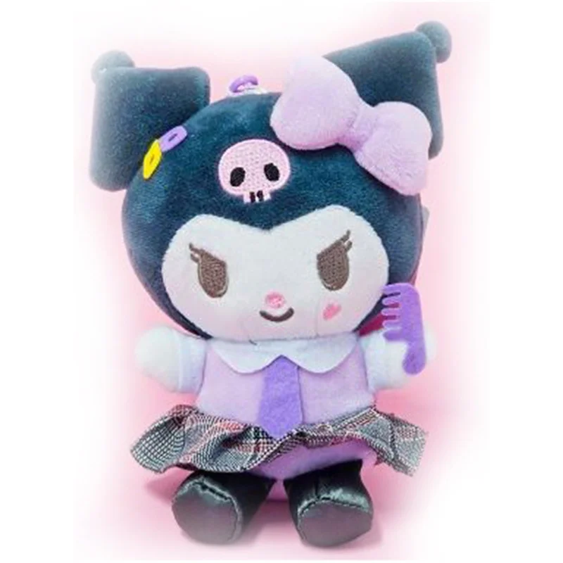Sweet and innocent stuffed animalsSweet and innocent stuffed animalsSanrio School Look Kuromi 7 Inch Plush Bag Clip