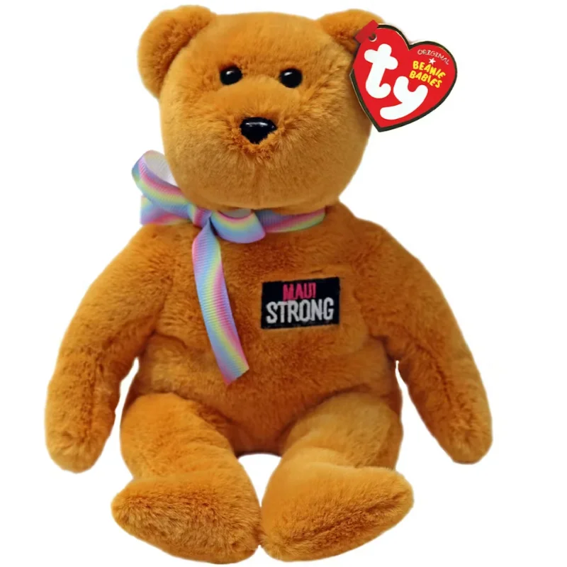 Playful and cheerful stuffed creaturesPlayful and cheerful stuffed creaturesTy Aloha Beanie Baby Bear Maui Strong Stuffed Plush