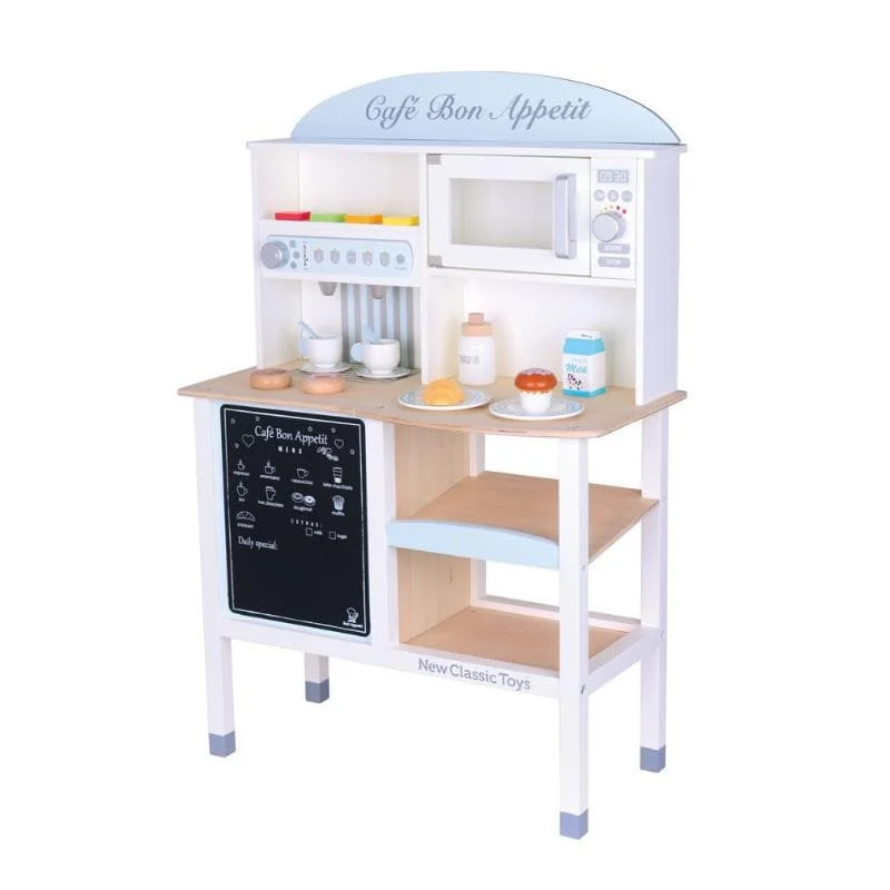 eco-conscious and sustainable wooden toys for children                   Cafe Bon Appetit Kids Wooden Kitchen