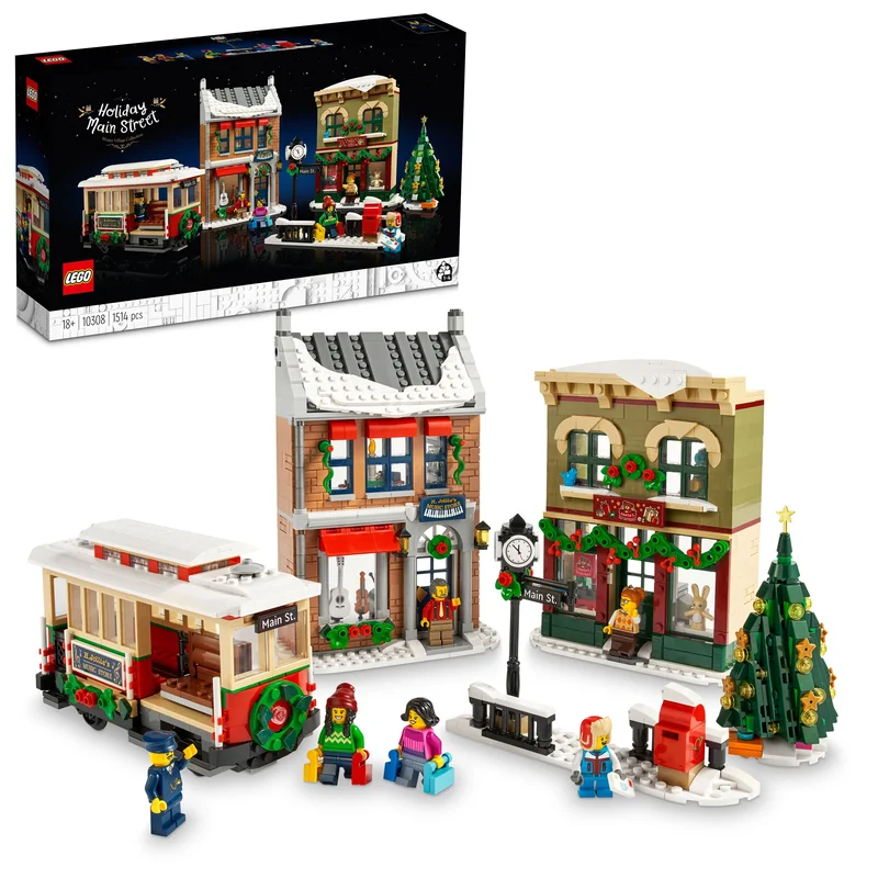 Highly adaptable LEGO creationsLEGO 10308 Icons Holiday Main Street