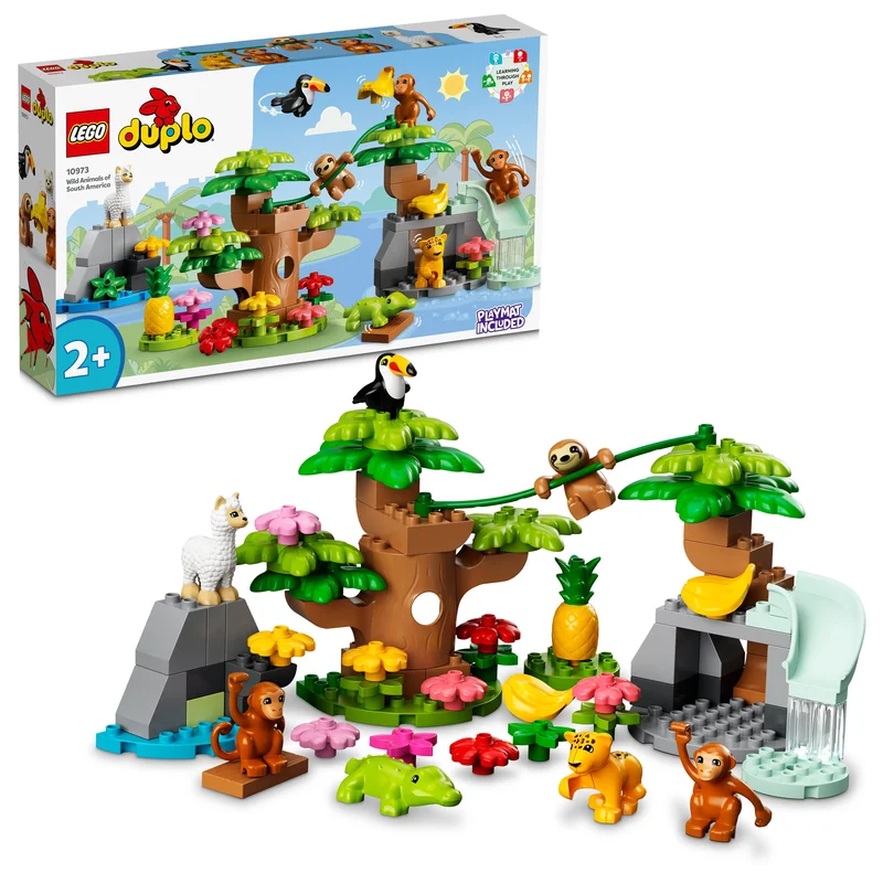 Inspiring problem-solving LEGO challengesLEGO 10973 Duplo Wild Animals Of South America