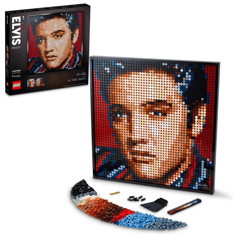 Encouraging social interaction LEGOLEGO 31204 LEGO Art Elvis Presley The King