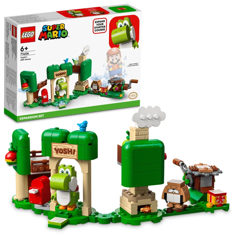 Encouraging imaginative storytelling LEGOLEGO 71406 Super Mario Yoshis Gift House Expansion Set
