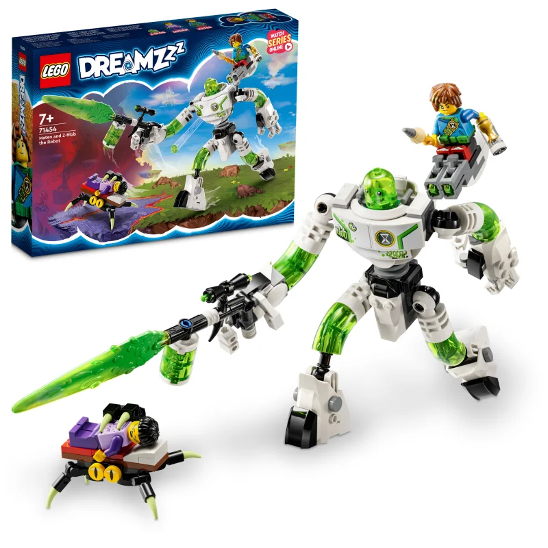 Providing a tactile learning experience LEGOLEGO 71454 DREAMZzz Mateo And Z-Blob The Robot