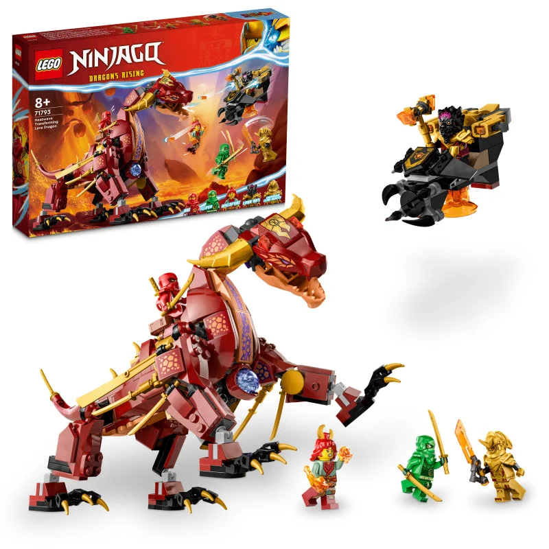 Promoting fine art skills LEGO modelsLEGO 71793 Ninjago Heatwave Transforming Lava Dragon