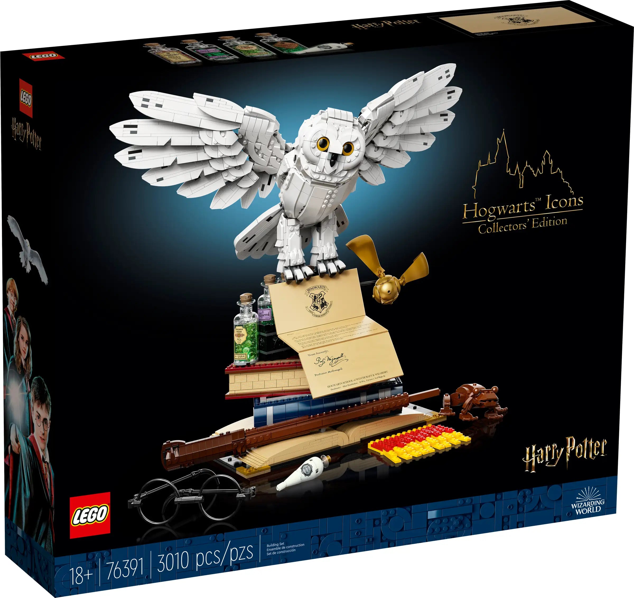 Intricately designed LEGOLEGO 76391 Harry Potter Hogwarts™ Icons - Collectors' Edition