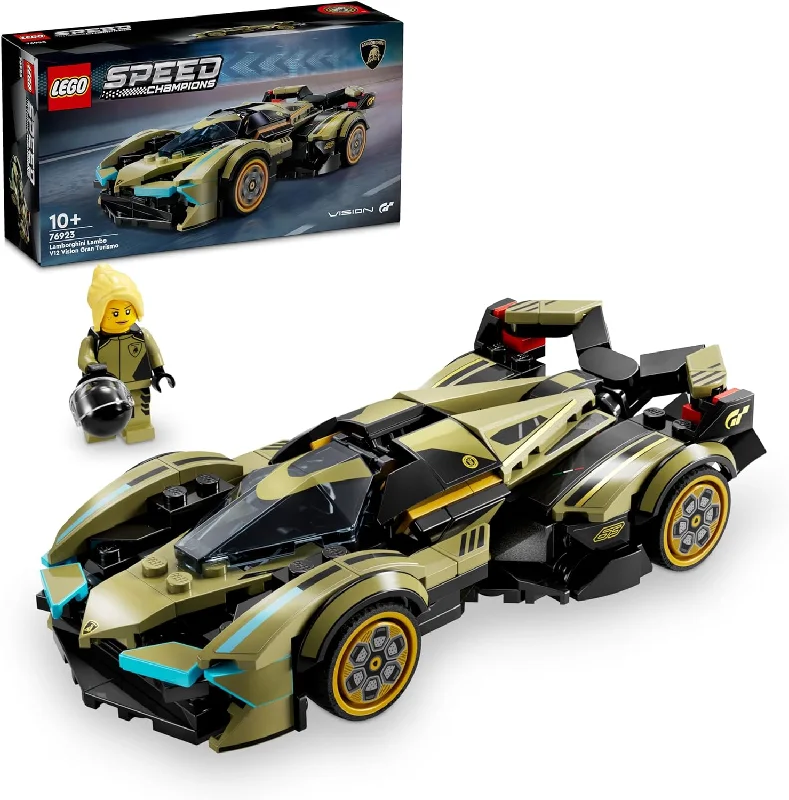 Seamlessly fitting LEGO connectionsLEGO 76923 Speed Champions Lamborghini Lambo V12 Vision