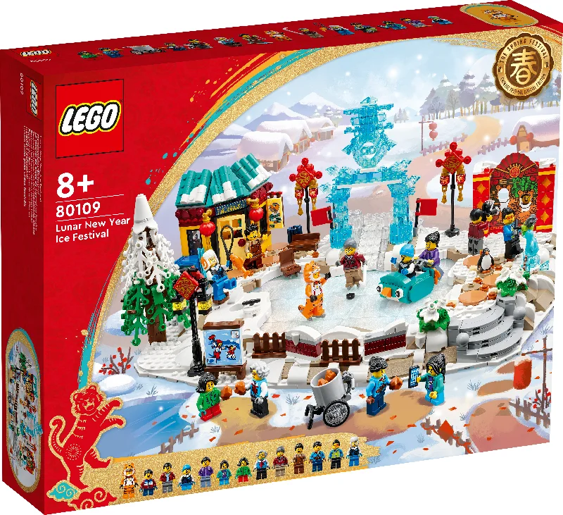 Facilitating collaborative play LEGOLEGO 80109 Chinese Festival Lunar New Year Ice Festival