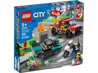 Endlessly customizable LEGO setsLEGO® City Fire Rescue & Police Chase 60319