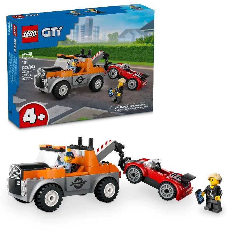 Customizable and personalized LEGO optionsLEGO® City Big Vehicles Tow Truck and Sports Car Repair 60435