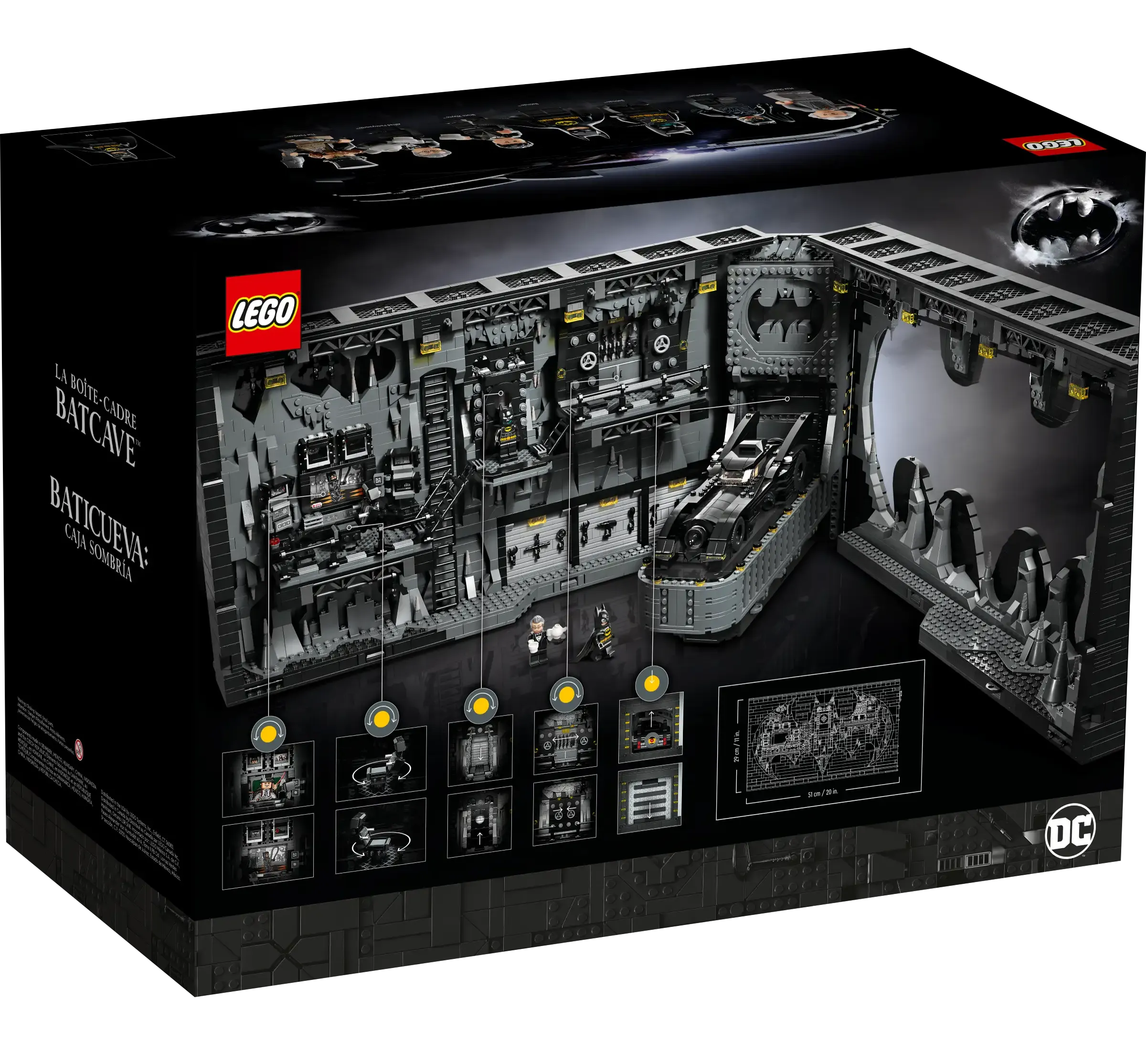 Encouraging hand-eye coordination LEGOLEGO DC 76252 Batcave –  Shadow Box