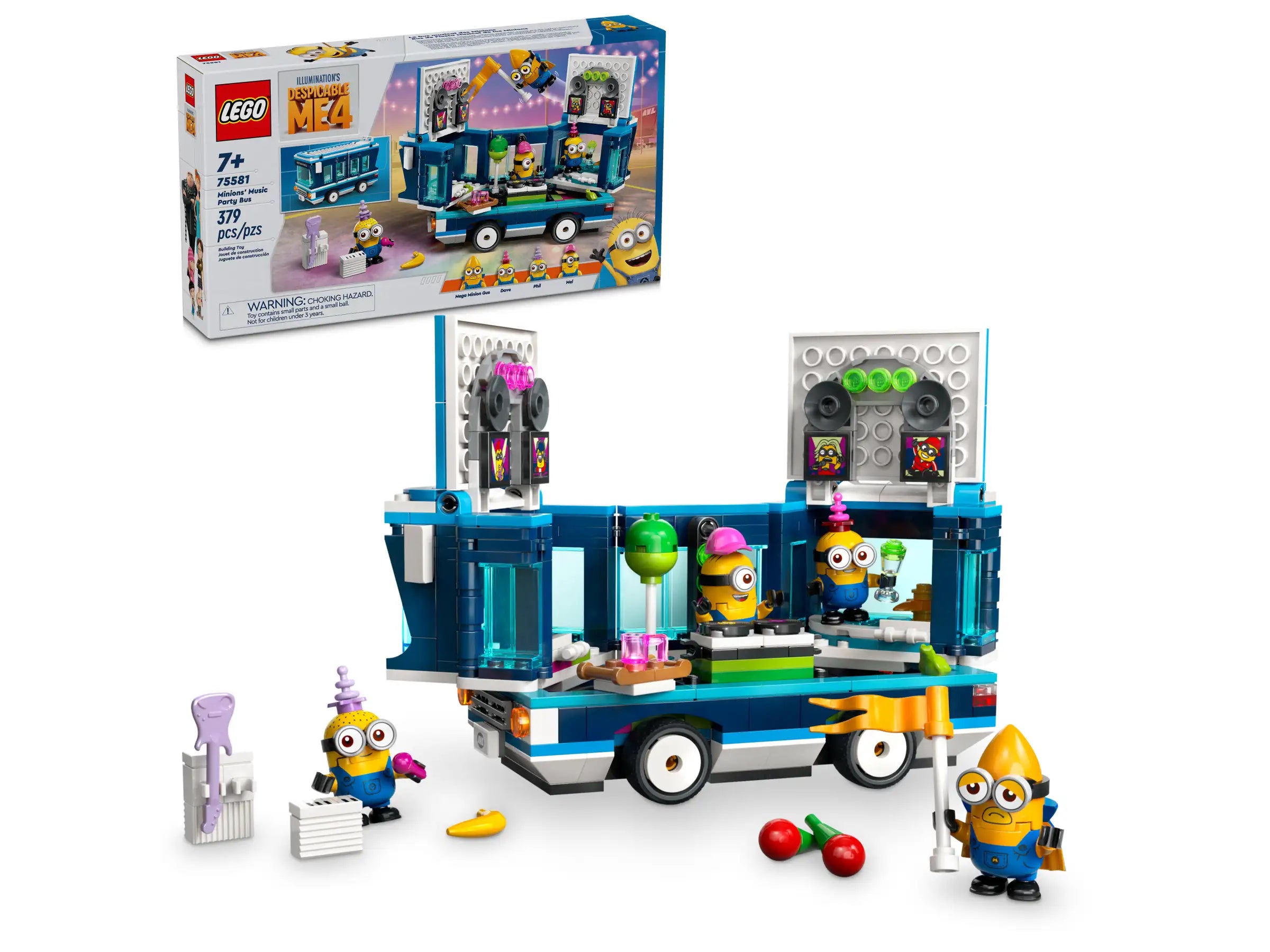 Reflecting diverse hobbies LEGO setsLEGO DESPICABLE ME 75581 Minions' Music Party Bus