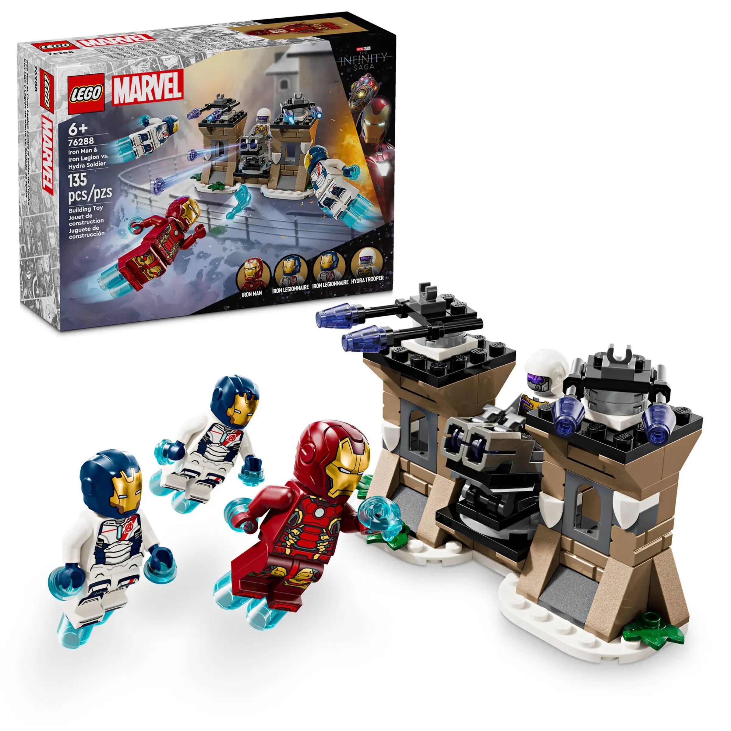 Environmentally friendly LEGO materialsLEGO MARVEL 76288 Iron Man & Iron Legion vs. Hydra Soldier
