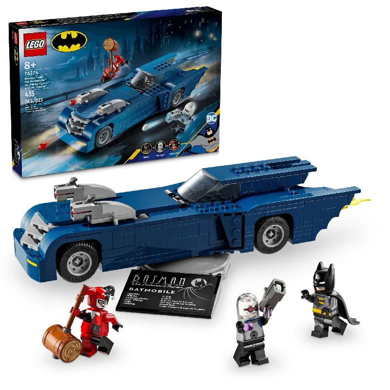 Beautifully crafted LEGO sculpturesLEGO® DC Batman™: Batman with the Batmobile™ vs. Harley Quinn™ & Mr. Freeze™ 76274 Beautifully crafted LEGO sculpturesLEGO® DC Batman™: Batman with the Batmobile™ vs. Harley Quinn™ & Mr. Freeze™ 76274