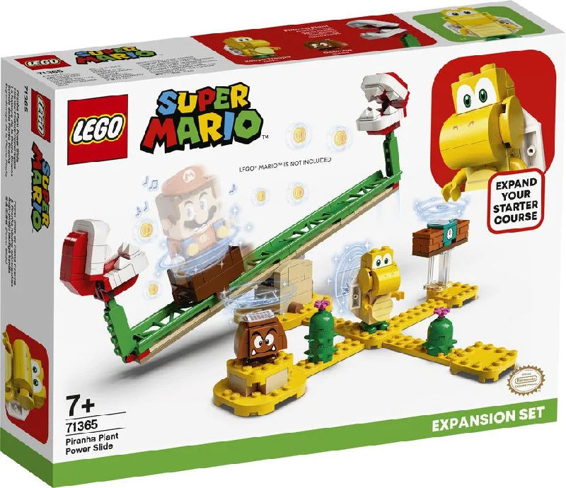 Consistently high-quality LEGO productsLEGO 71365 Super Mario Piranha Plant Power Slide Expansion Set