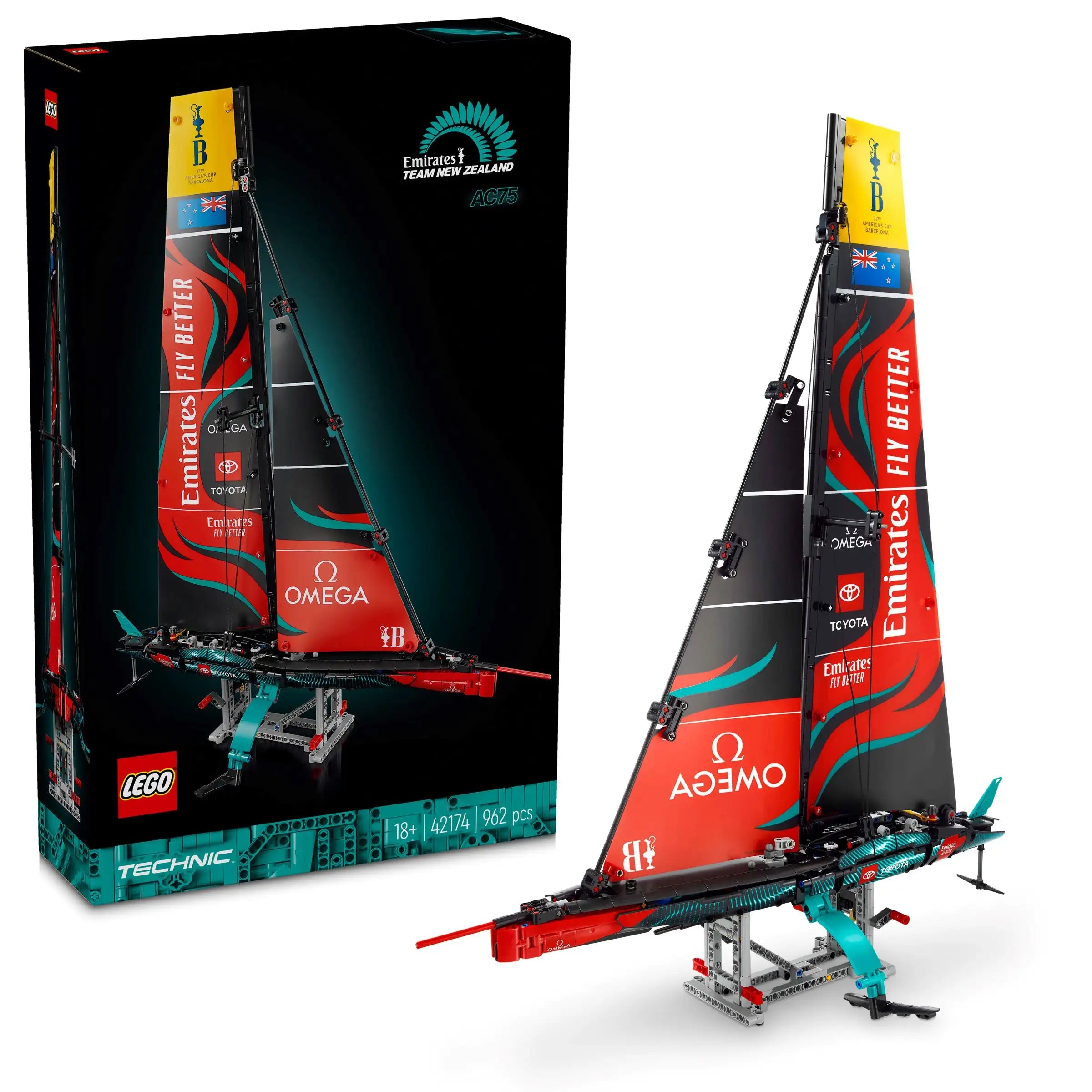 Consistently high-quality LEGO productsLEGO TECHNIC 42174 Emirates Team New Zealand AC75 Yacht